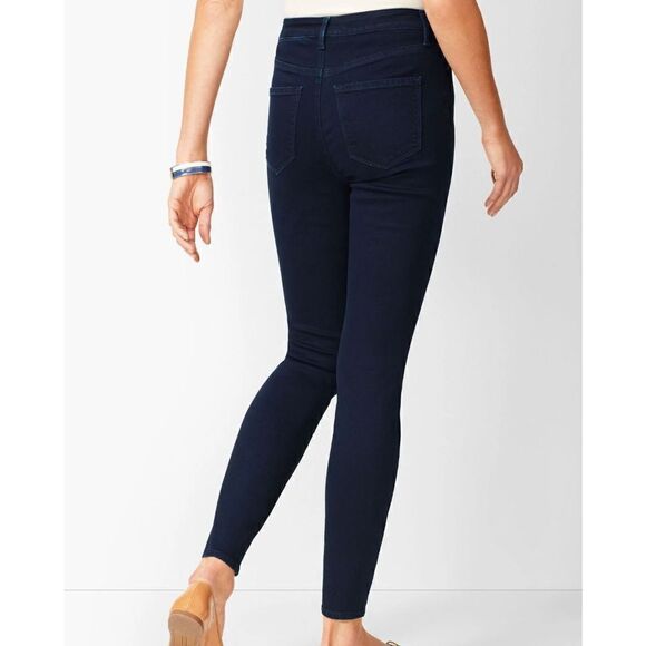 Talbots flawless five pocket dark wash skinny jeans 2p - Picture 2 of 10